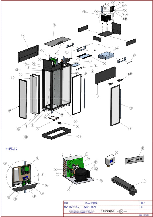 A1WLU4V2P266 Diagram Part List