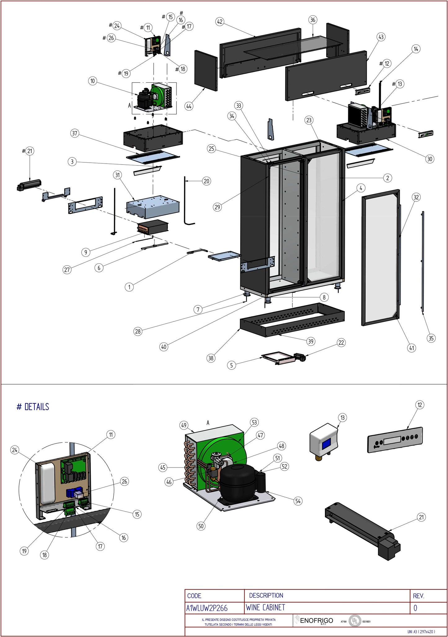 A1WLUW2P266 Diagram Part List