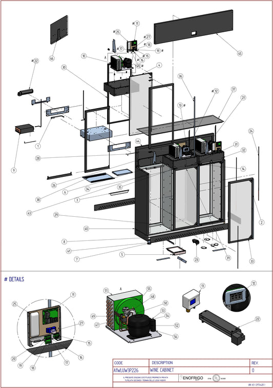 A1WLUW3P226 Diagram Part List