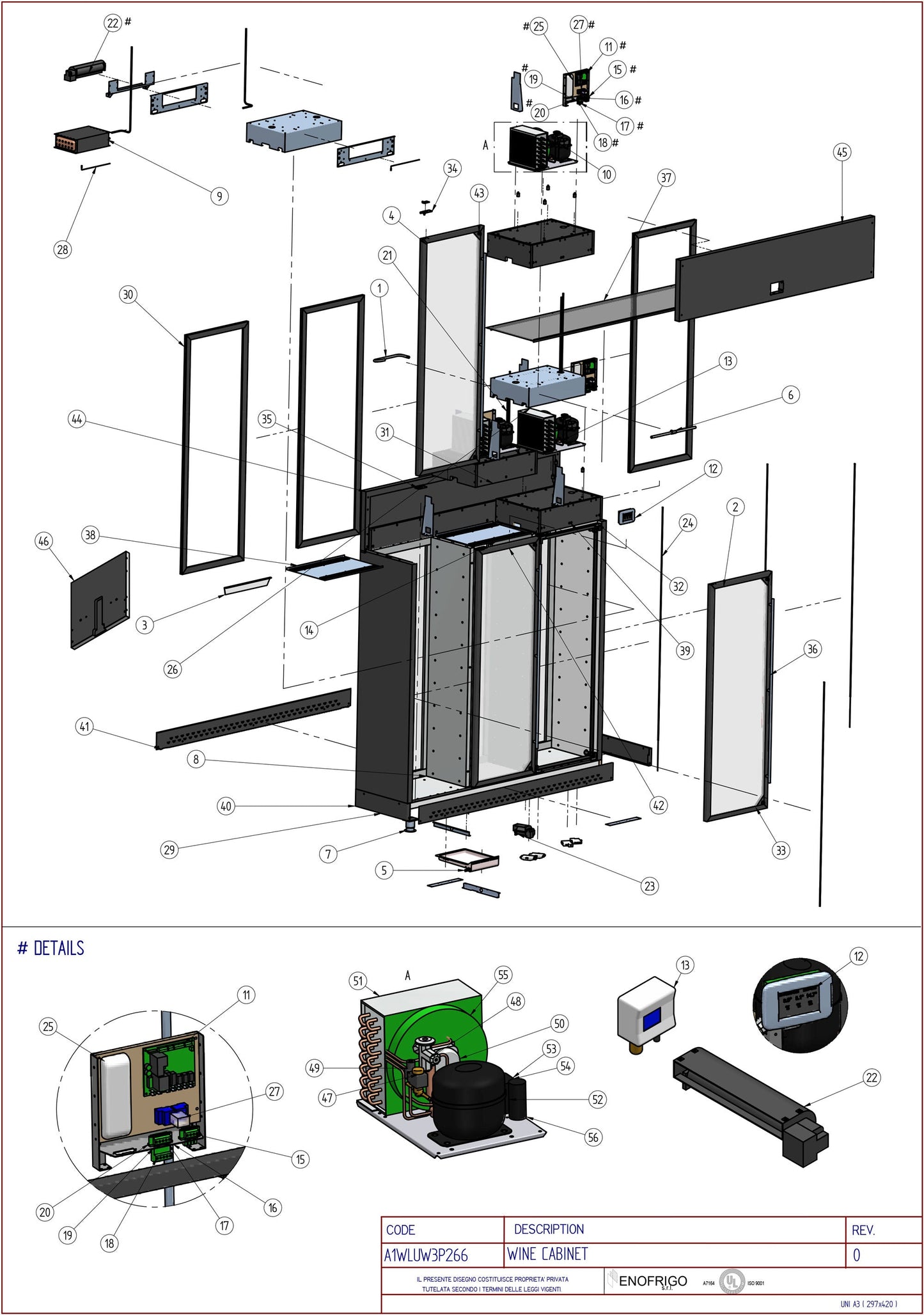 A1WLUW3P266 Diagram Part List