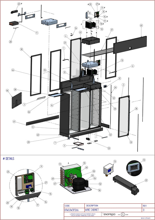 A1WLUW3P266 Diagram Part List